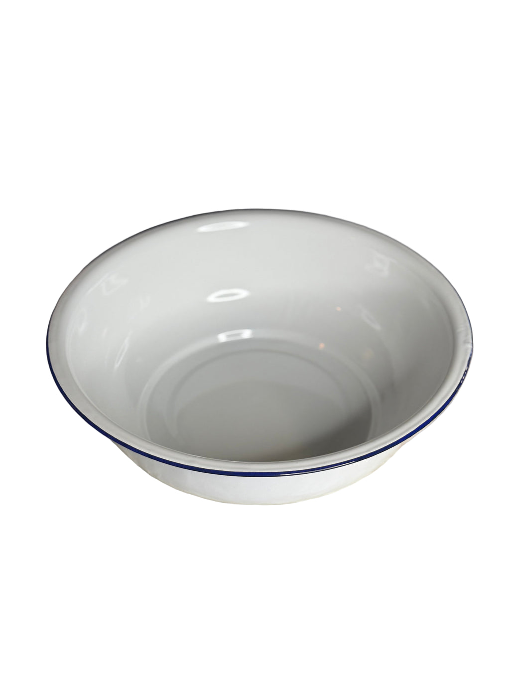 Kivèt Blan Enamel White Basin Elegant and Durable for Everyday Use