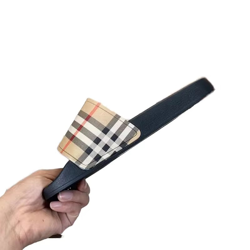Men’s Classic Plaid Slide Sandals