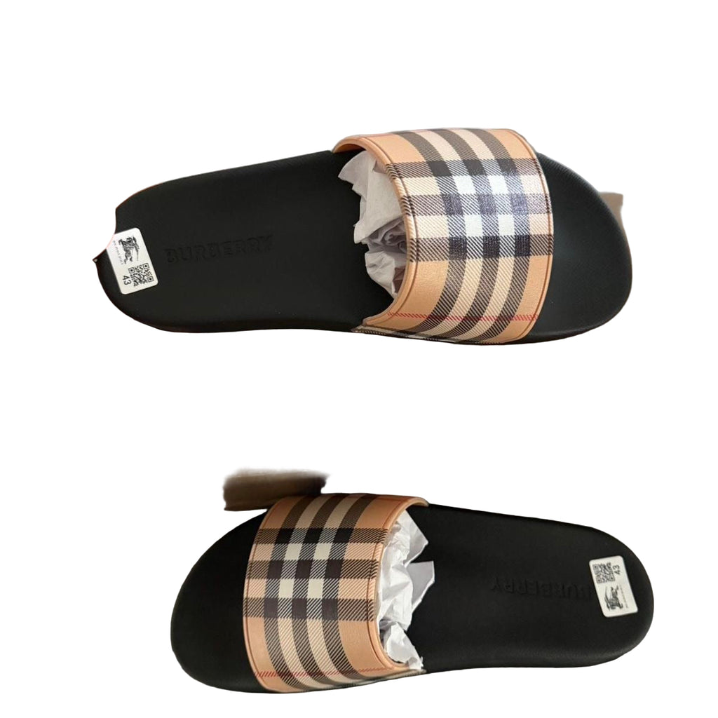 Men’s Classic Plaid Slide Sandals