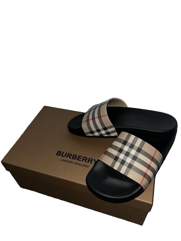 Men’s Classic Plaid Slide Sandals